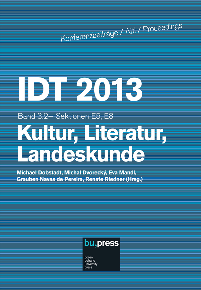 Cover of IDT 2013/3/2 Kultur, Literatur, Landeskunde Cover of IDT 2013/3/2 Kultur, Literatur, Landeskunde