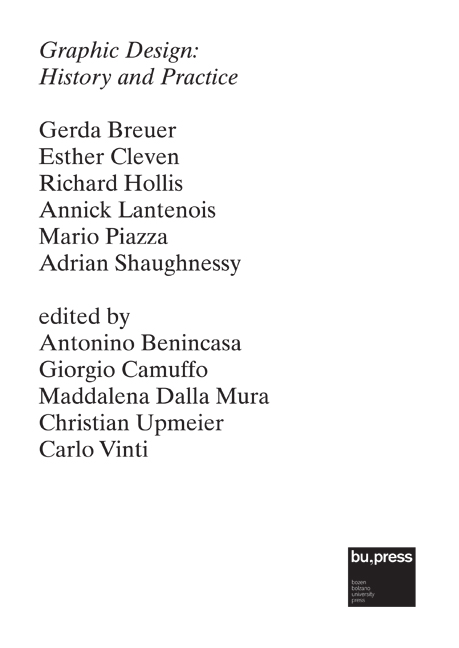Cover of Graphic Design - History and Practice Cover of Graphic Design - History and Practice