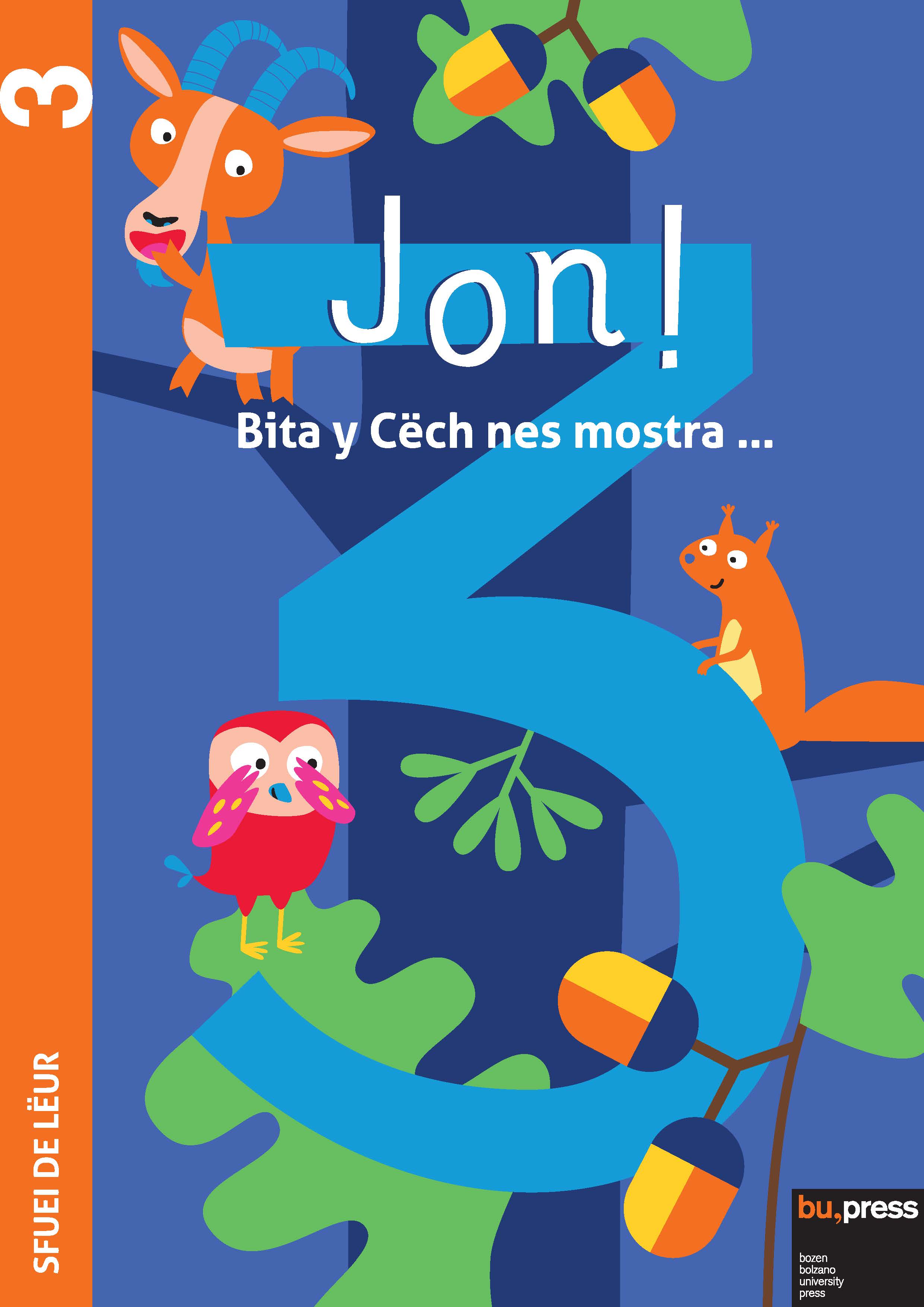 Cover of Jon! 3 – Sfuei de lëur Cover of Jon! 3 – Sfuei de lëur