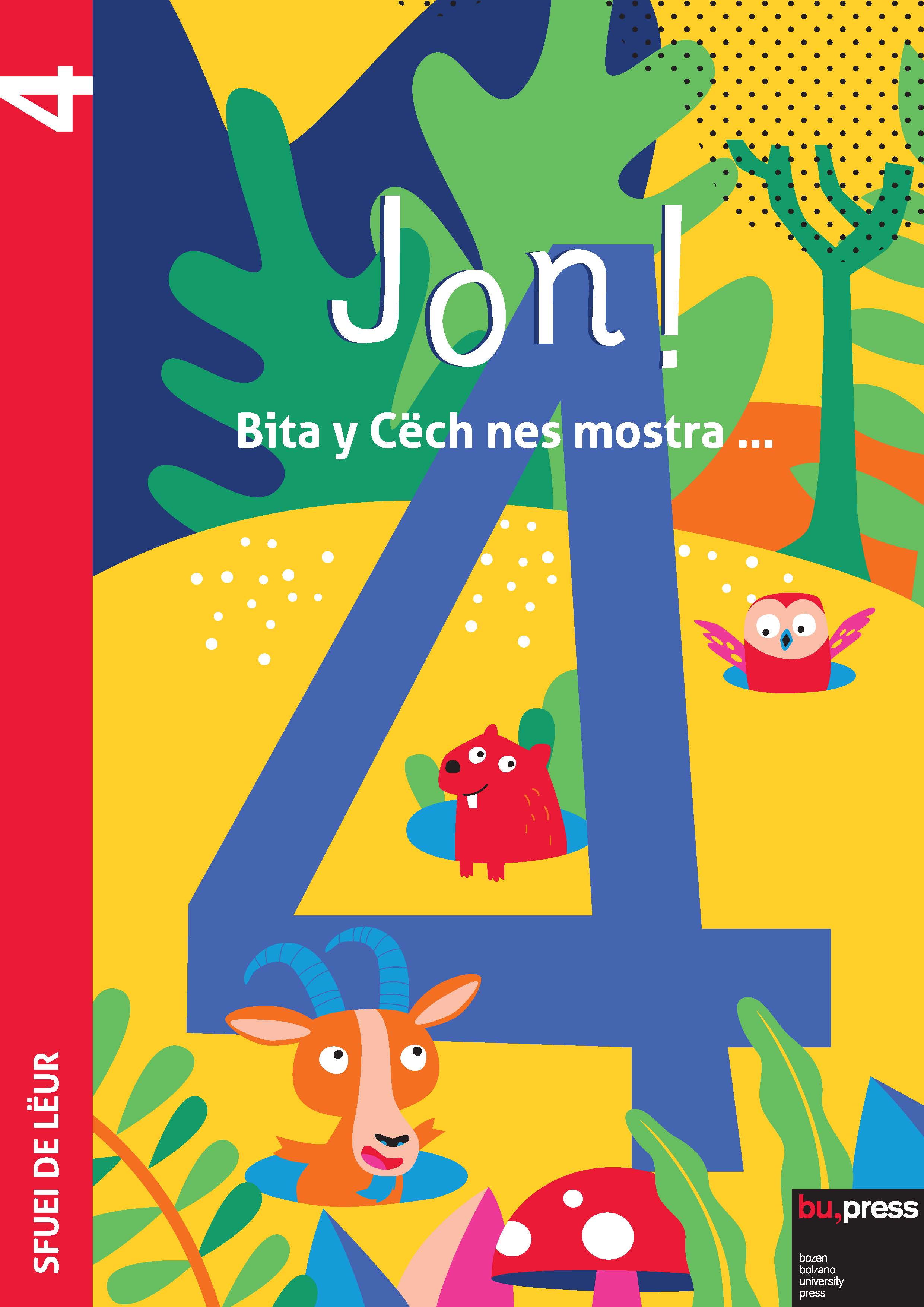 Cover of Jon! 4 – Sfuei de lëur Cover of Jon! 4 – Sfuei de lëur
