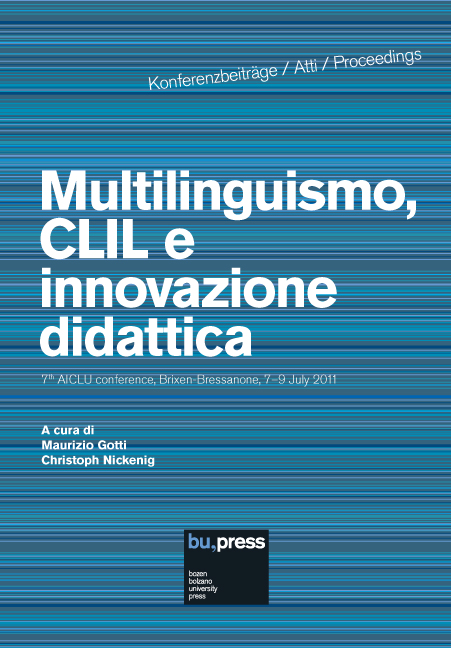 Cover of Multilinguismo, CLIL e innovazione didattica Cover of Multilinguismo, CLIL e innovazione didattica