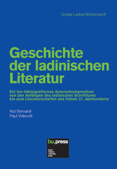 Cover of Geschichte der ladinischen Literatur Cover of Geschichte der ladinischen Literatur