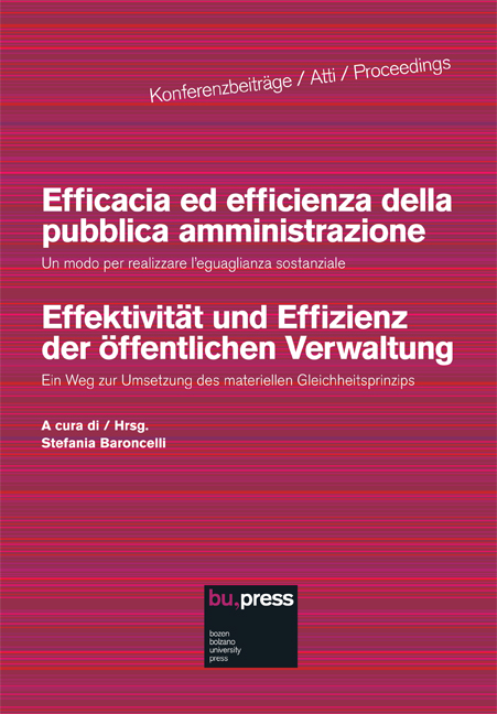 Cover of Efficacia ed efficienza della pubblica amministrazione Cover of Efficacia ed efficienza della pubblica amministrazione