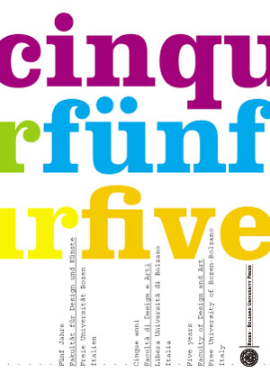 Cover of cinque - fünf - five