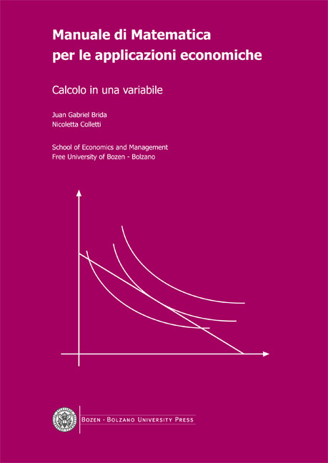 Cover of Manuale di Matematica per le applicazioni economiche 2