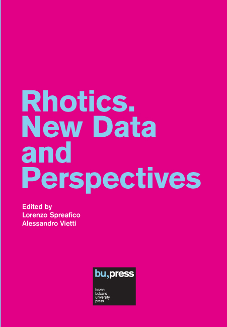 Cover of Rhotics. New Data and Perspectives