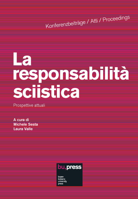 Cover of La responsabilità sciistica