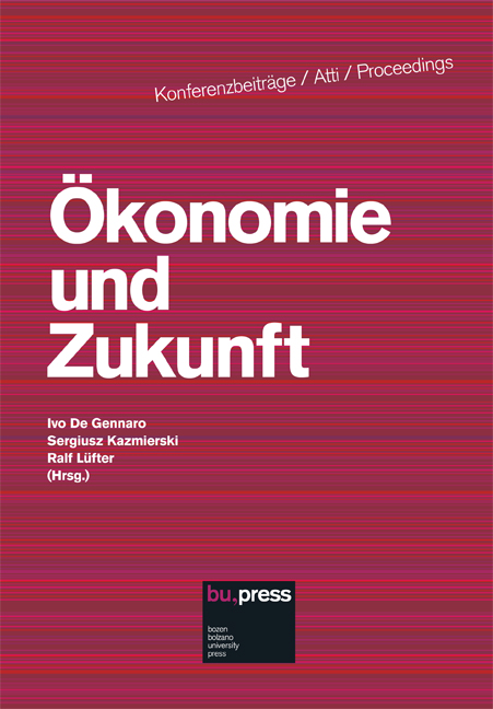 Cover of Ökonomie und Zukunft