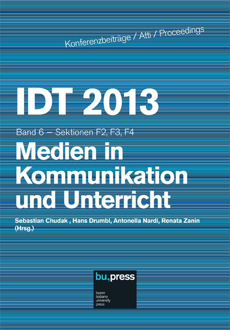 Cover of IDT 2013/6 Medien in Kommunikation und Unterricht