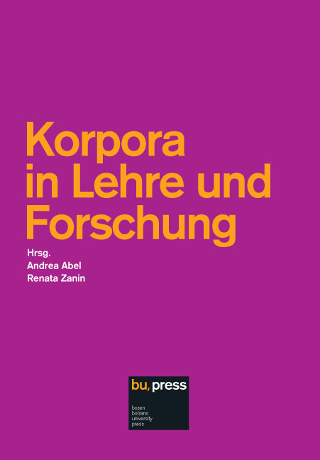 Cover of Korpora in Lehre und Forschung