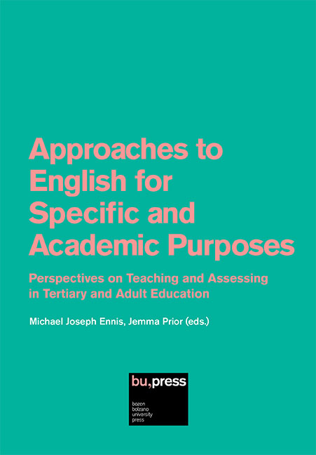 Cover of Approaches to English for Specific and Academic Purposes