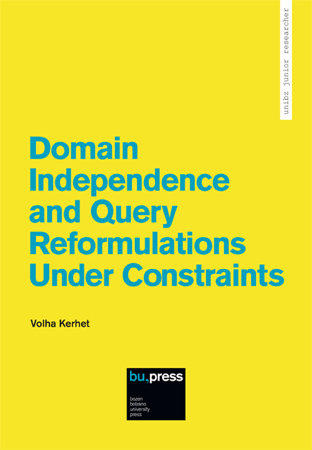 Cover of Domain Independence and Query Reformulations Under Constraints