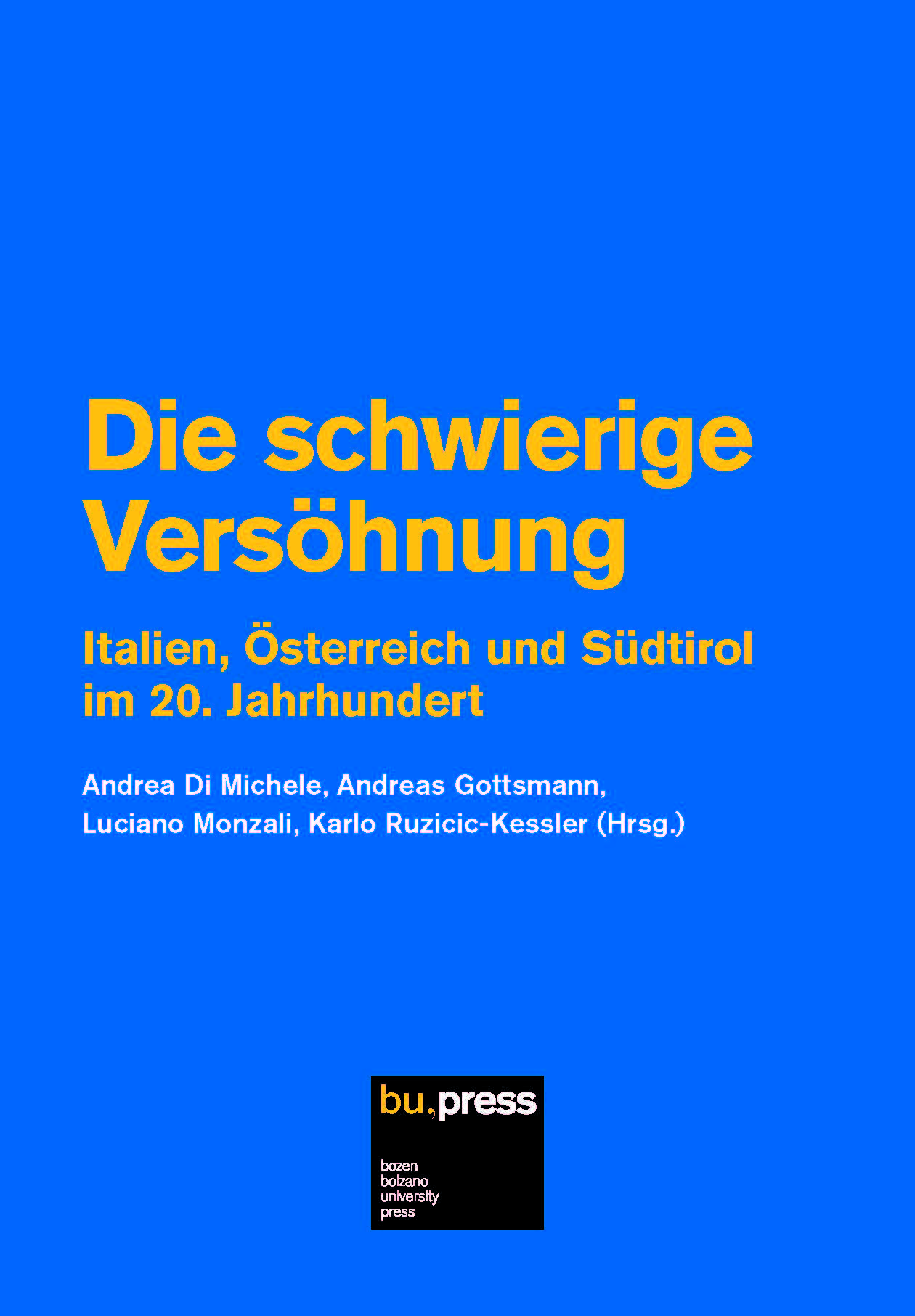 Cover of Die schwierige Versöhnung