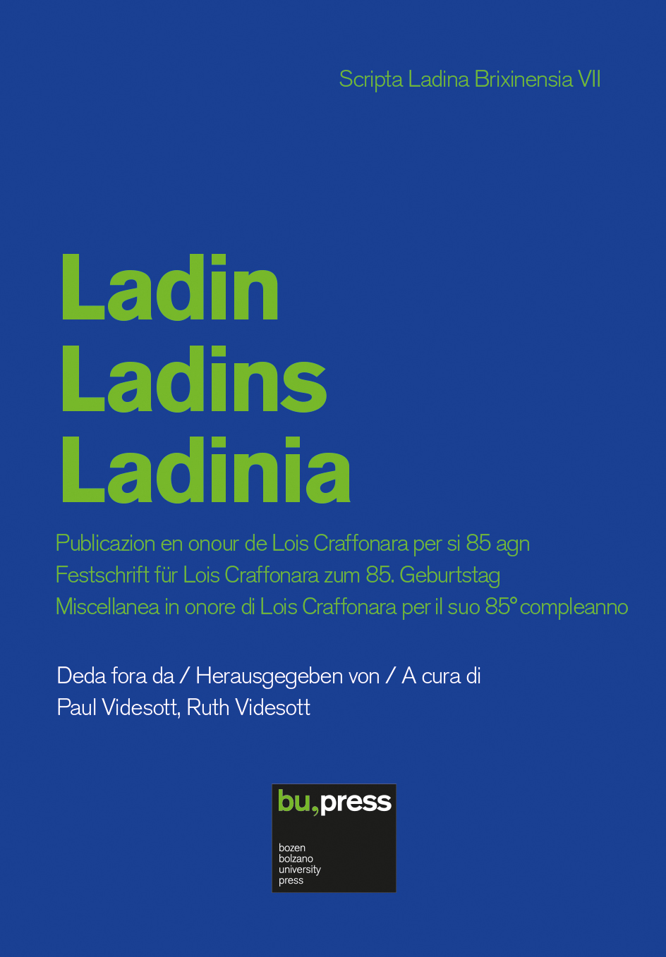 Cover of Ladin – Ladins – Ladinia
