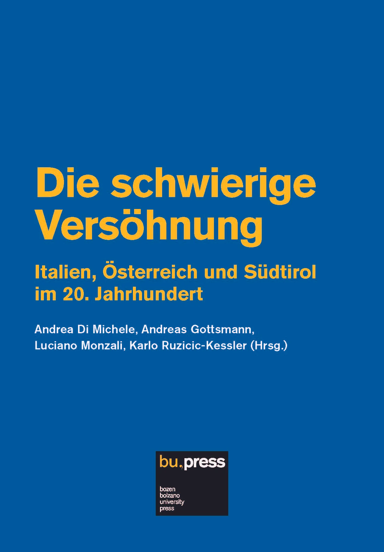 Cover of Die schwierige Versöhnung Cover of Die schwierige Versöhnung